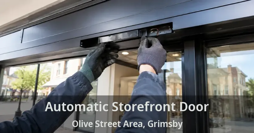 Automatic Storefront Door Olive Street Area, Grimsby - ON