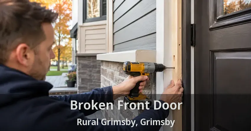 Broken Front Door Rural Grimsby, Grimsby - ON
