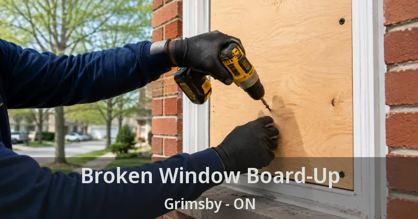 Broken Window Board-Up Grimsby - ON