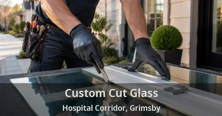 Custom Cut Glass Hospital Corridor, Grimsby - ON