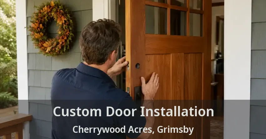Custom Door Installation Cherrywood Acres, Grimsby - ON