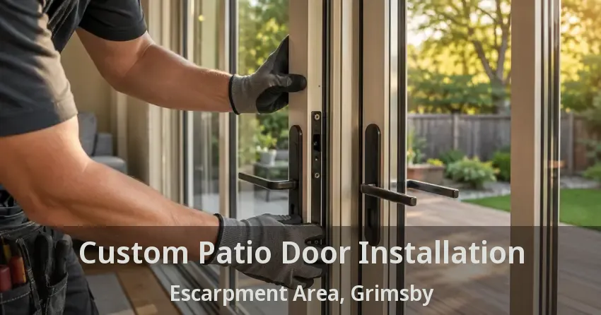 Custom Patio Door Installation Escarpment Area, Grimsby - ON