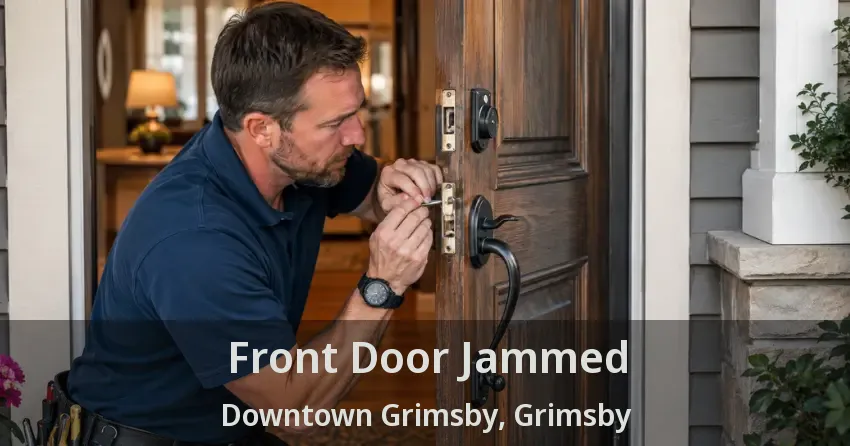 Front Door Jammed Downtown Grimsby, Grimsby - ON