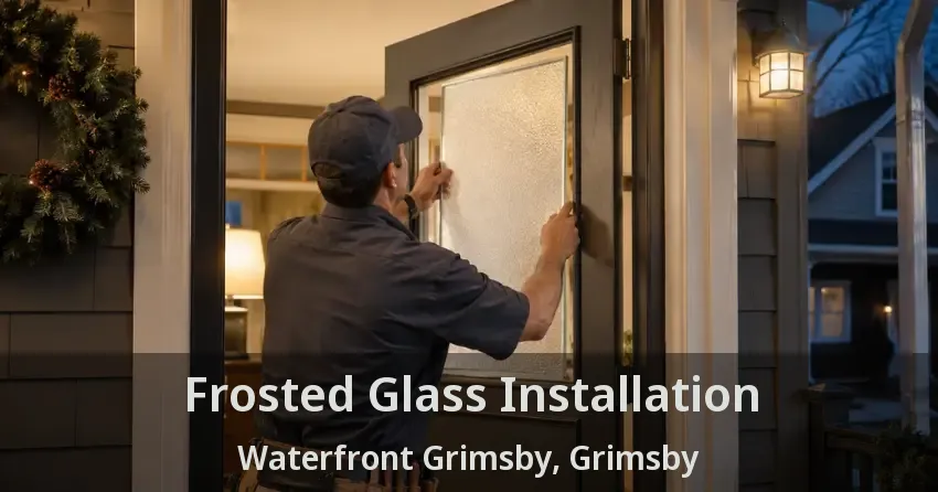 Frosted Glass Installation Waterfront Grimsby, Grimsby - ON