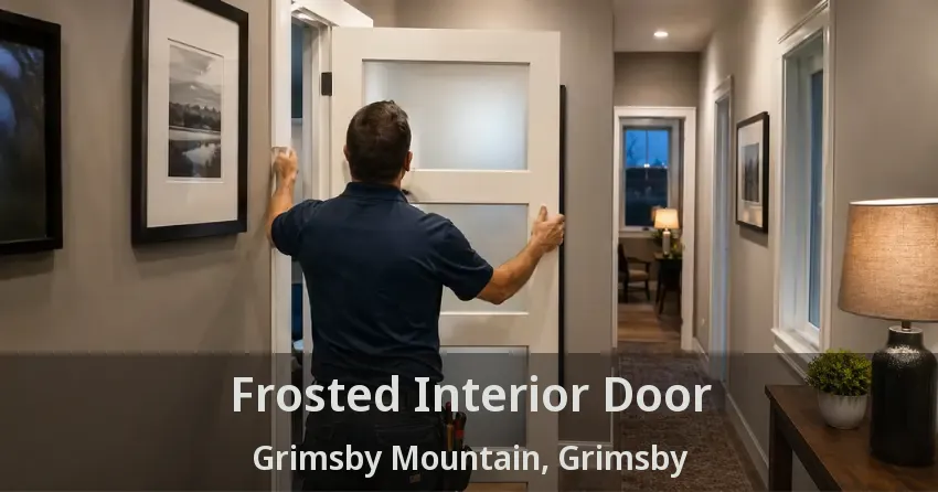 Frosted Interior Door Grimsby Mountain, Grimsby - ON