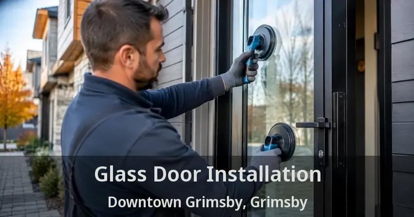 Glass Door Installation Downtown Grimsby, Grimsby - ON