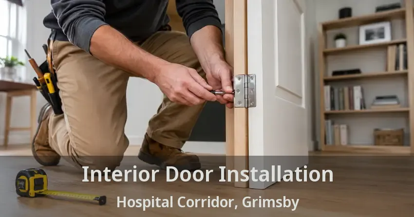 Interior Door Installation Hospital Corridor, Grimsby - ON