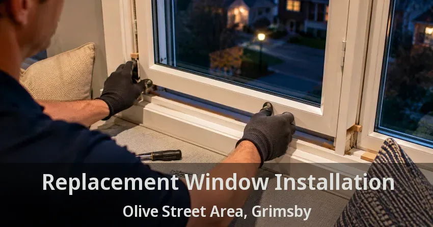 Replacement Window Installation Olive Street Area, Grimsby - ON