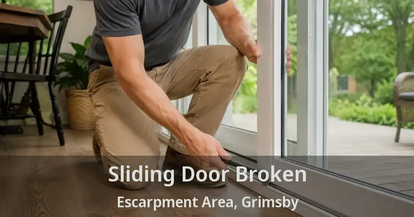 Sliding Door Broken Escarpment Area, Grimsby - ON