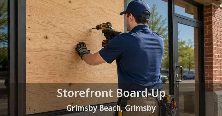Storefront Board-Up Grimsby Beach, Grimsby - ON