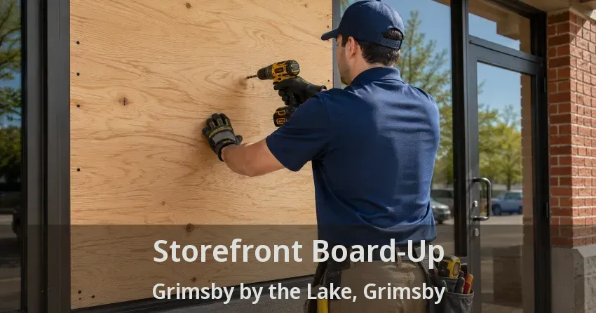 Storefront Board-Up Grimsby by the Lake, Grimsby - ON