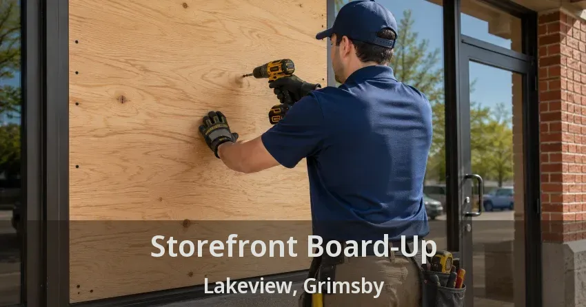 Storefront Board-Up Lakeview, Grimsby - ON