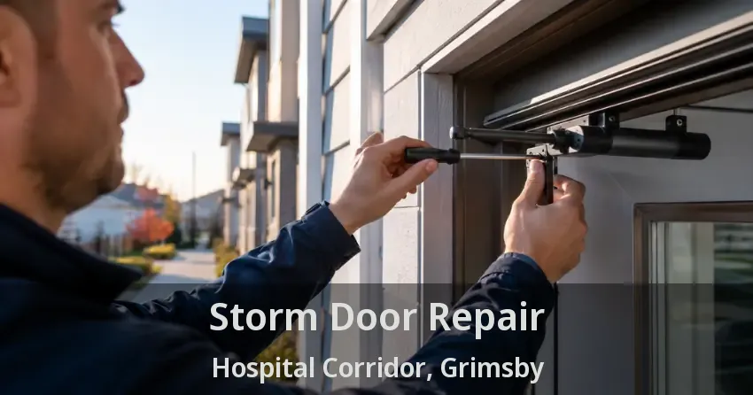 Storm Door Repair Hospital Corridor, Grimsby - ON