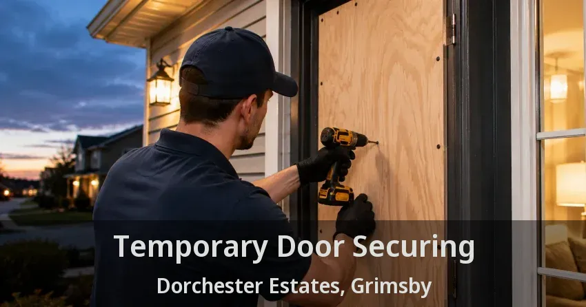 Temporary Door Securing Dorchester Estates, Grimsby - ON