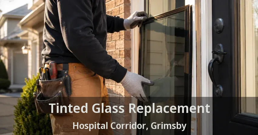 Tinted Glass Replacement Hospital Corridor, Grimsby - ON