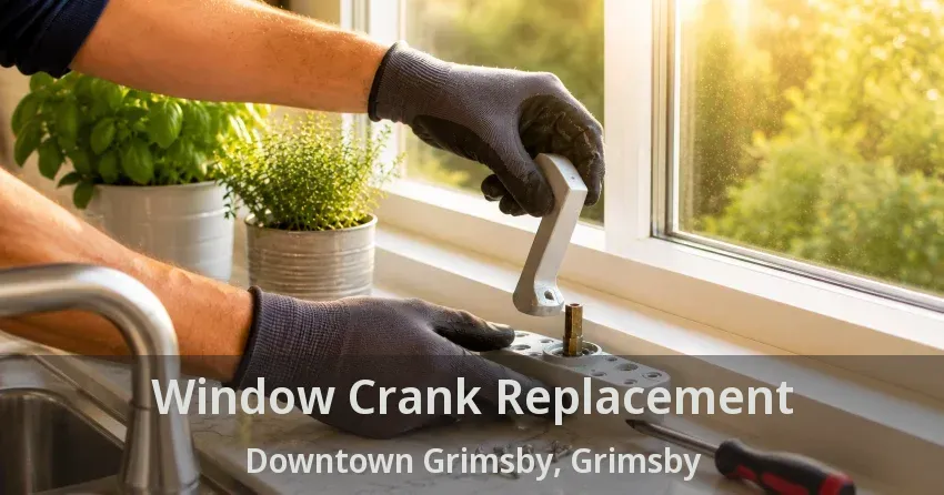 Window Crank Replacement Downtown Grimsby, Grimsby - ON