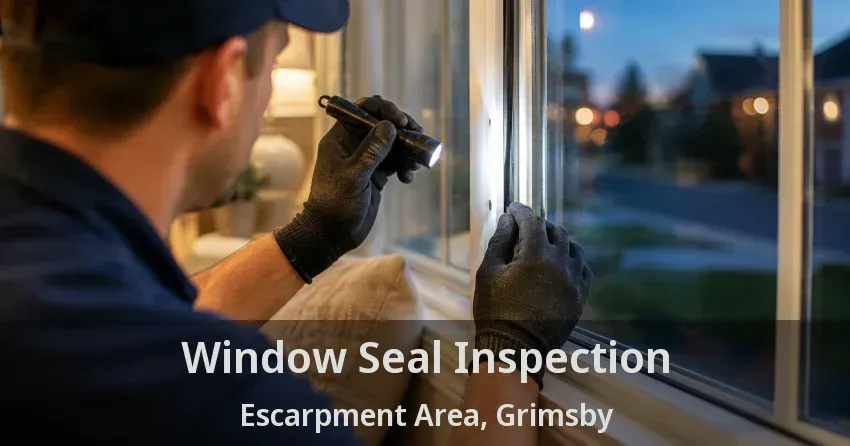Window Seal Inspection Escarpment Area, Grimsby - ON