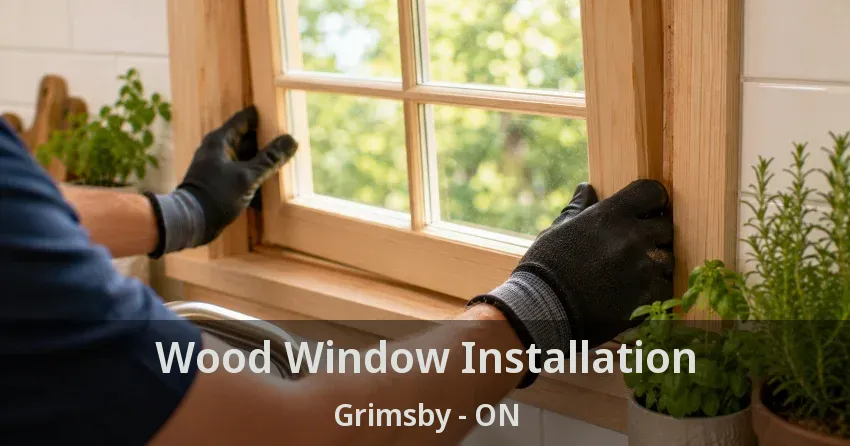 Wood Window Installation Grimsby - ON