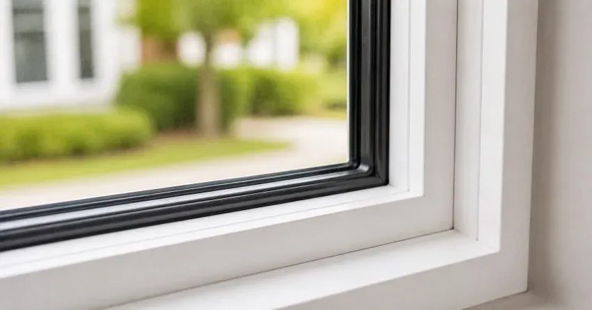 technician repairing window and door hardware in Waterfront Grimsby, Grimsby home