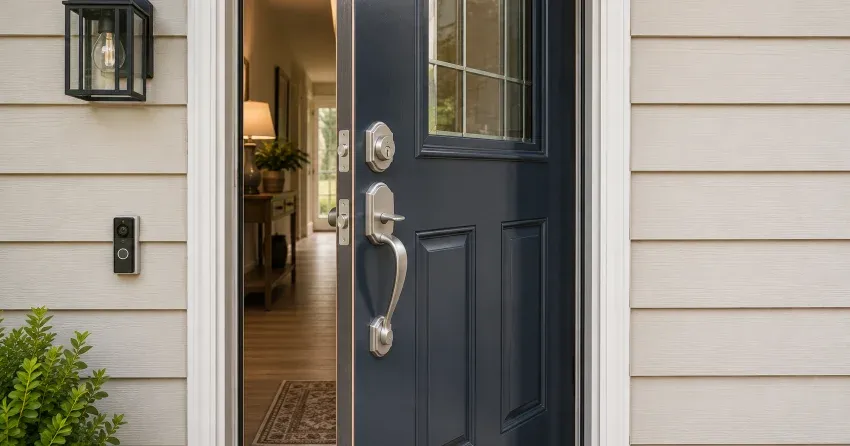 energy-efficient exterior door upgrade installation in Waterfront Grimsby, Grimsby