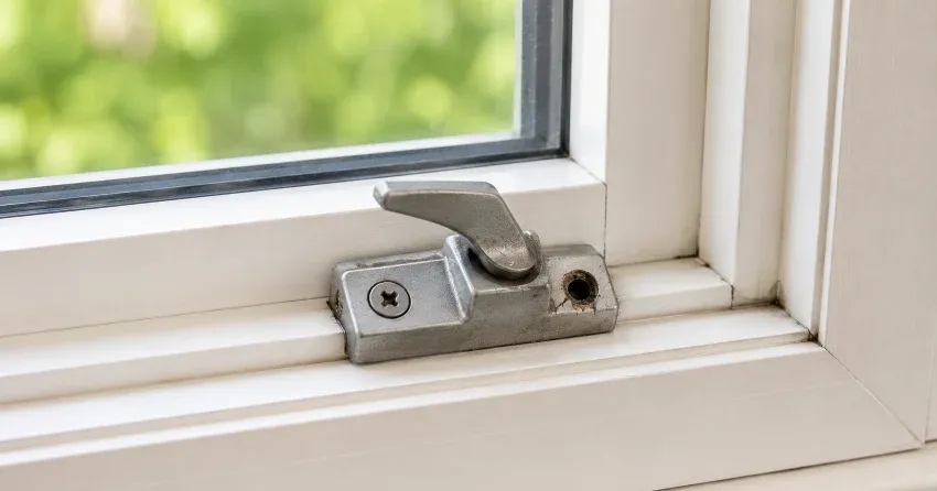 technician repairing a window balance mechanism in Nelles Estates, Grimsby